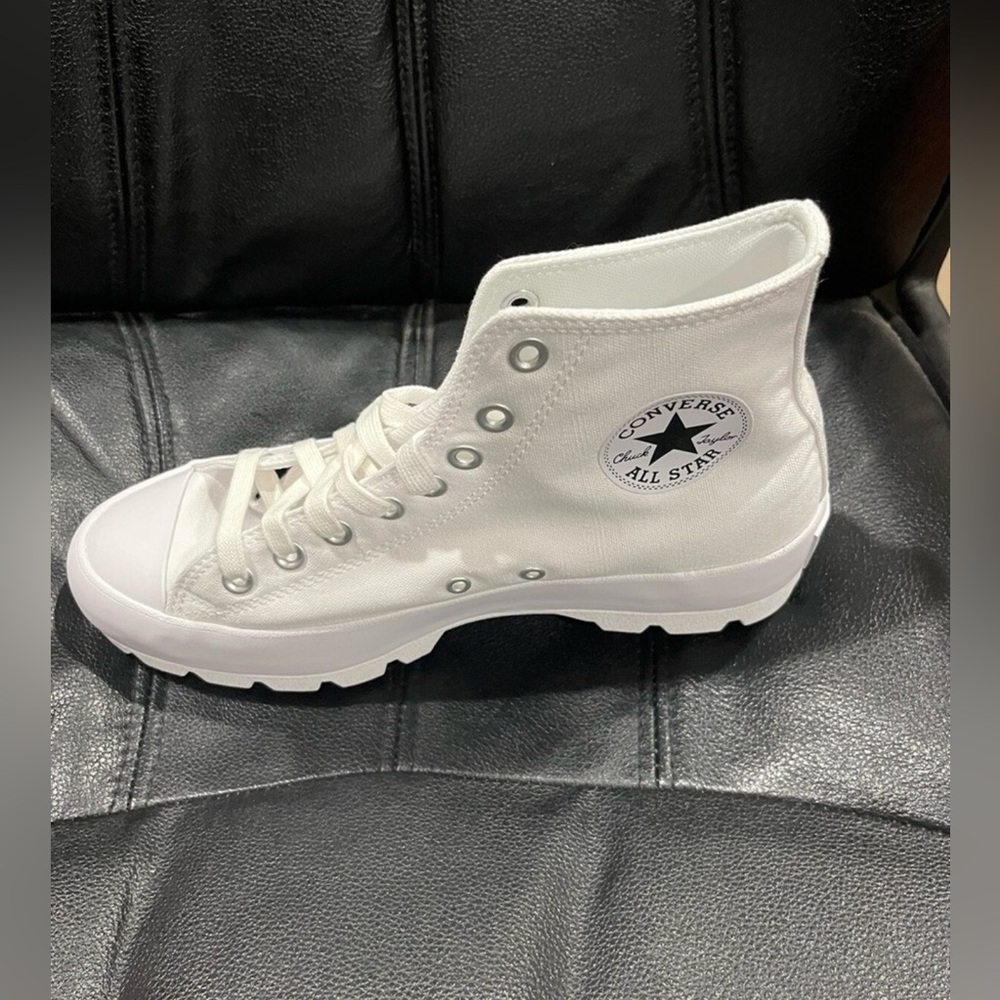 Converse Women's White High-Top Sneakers - Picture 3 of 3
